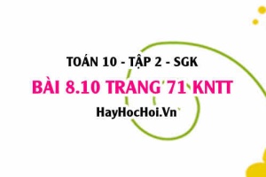 Bài 8.10 trang 71 Toán 10 tập 2 Kết nối tri thức: Bài toán chọn đội thi đấu cờ vua